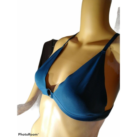 Free People Oh Scuba Convertible Bralette Midnight Cowboy Medium NEW OB1226170 - Picture 2 of 7